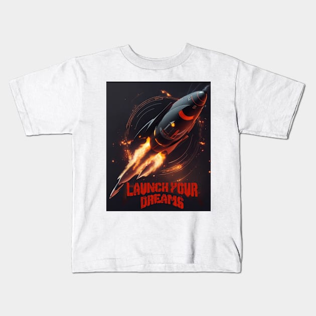 rocket Kids T-Shirt by AOAOCreation